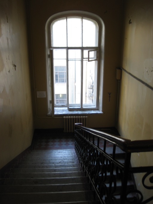 typical staircase in the centre