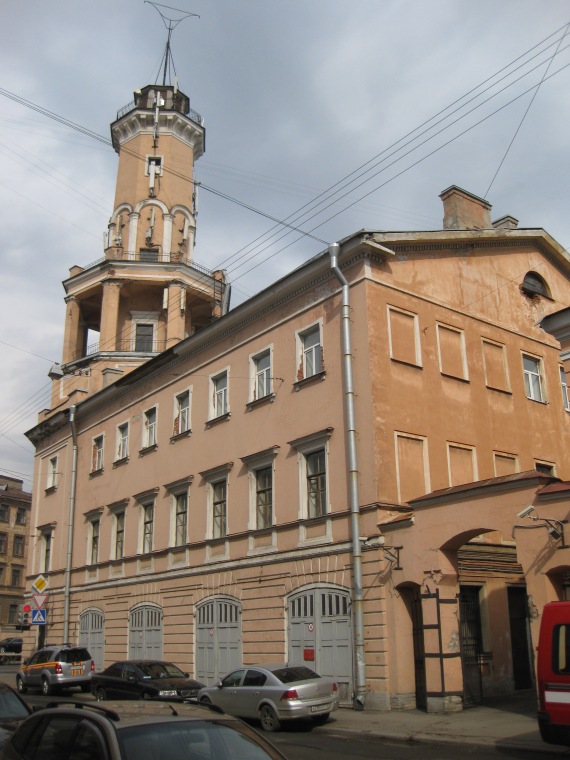 old fire tower on Bolshaya Podyacheskaya Street